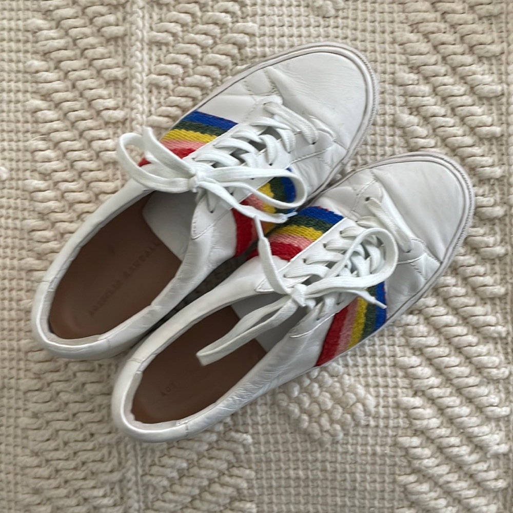 Cute Rainbow Loeffler Randall Sneakers!